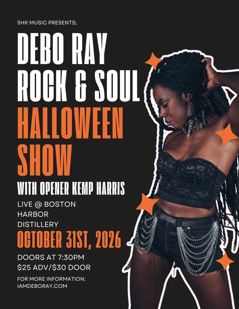 Halloween Rock and Soul Party featuring Debo Ray and the Band of Bros with Kemp Harris