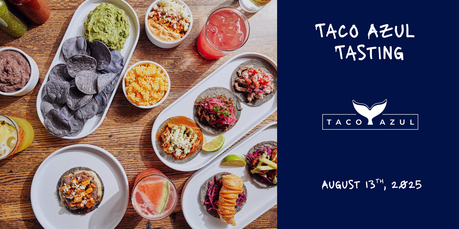 Taco Azul Tasting
